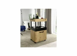 Barkasten|Barkasten|Serveerwagen 50cm - decor - artisanale eik