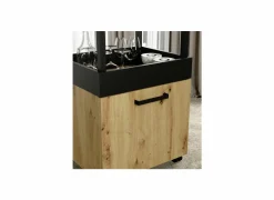 Barkasten|Barkasten|Serveerwagen 50cm - decor - artisanale eik