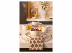 Serviesset Ozzu 16-delig - stoneware - wit- Serviessets