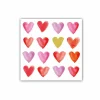 Serviette Aquarell Hearts 33x33cm rood 20 stuks- Servetten|Servetten