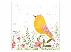 Serviette Bird 33x33cm - papier - multicolor 20 stuks- Servetten|Servetten