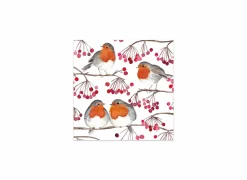 Servetten|Servetten|Serviette Birds & Berries 25x25cm - papier - multicolor 20 stuks