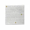 Serviette Christmas Letters 33x33cm - 20 stuks- Servetten|Servetten