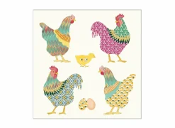 Servetten|Servetten|Serviette Galli E Galline 25x25cm - papier - multicolor 20 stuks