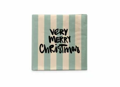 Servetten|Servetten|Serviette Merry Christmas 33x33cm - 20 stuks