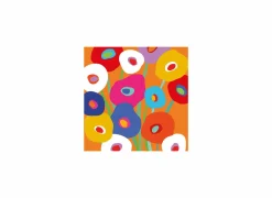 Servetten|Servetten|Serviette Super Bloom 33x33cm - papier - multicolor 20 stuks