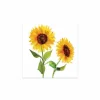 Servetten|Servetten|Serviette Two Sunflowers 33x33cm - papier - multicolor 20 stuks