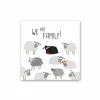 Servetten|Servetten|Serviette We Are Family 33x33cm grijs 20 stuks