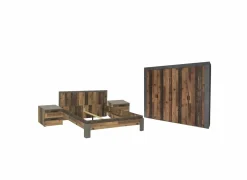 Slaapkamer Attaylar met bed 180x200cm - kleerkast 230cm - 2 nachtkastjes- Complete Slaapkamers