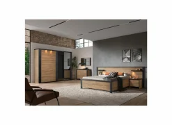 Slaapkamer Phaedra met bed 160x200cm - kleerkast 280cm - commode 120cm en 2 nachtkastjes- Complete Slaapkamers