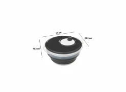 Slazwierder inklapbaar  31x28,5x16,5cm - kunststof - zwart/groen- Slazwierders