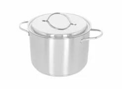 Demeyere Kookpotten|Soeppot met deksel Resto 3 Ø24cm 7L - roestvrij staal -