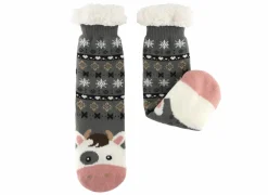 Sokken Sherpa Vache- Energie Besparen|Pantoffels