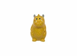 Spaarpot Yellow Monster H15cm - keramiek - geel- Kinderdecoratie