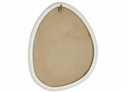 Spiegel Chesni 60x47cm - MDF & spiegelglas - wit- Spiegels|Spiegels