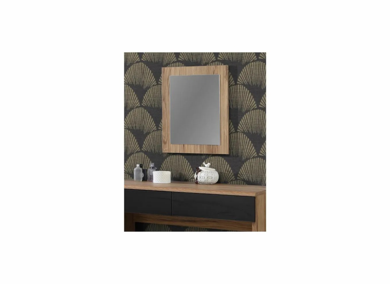 Spiegels|Spiegels|Spiegel Dalate 45x54cm - decor & glas - kastanje eik