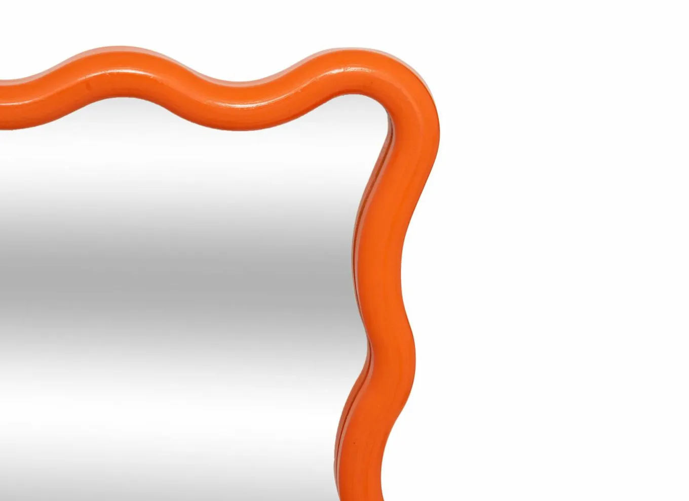 Spiegels|Spiegels|Spiegel Judy 38x30cm - glas & kunststof - oranje