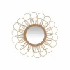 Spiegels|Decoratieve Accessoires|Spiegel Rotan Bloem Ø56cm