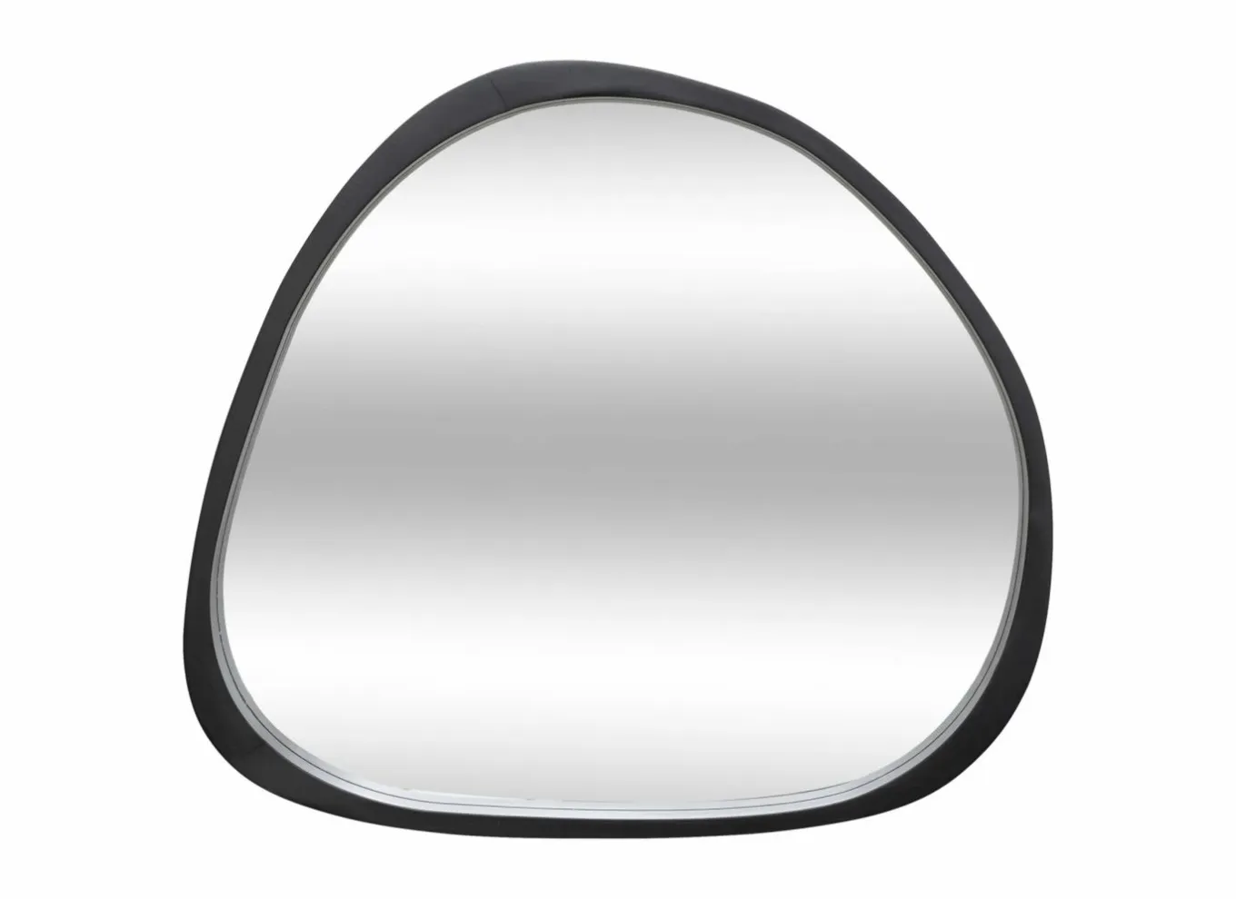 Spiegels|Spiegels|Spiegel Wayne 63x57cm - MDF/glas - zwart