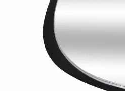 Spiegels|Spiegels|Spiegel Wayne 63x57cm - MDF/glas - zwart