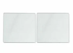 Spiegels|Badkamerspiegels|Spiegel zelfklevend 40x40cm set van 2