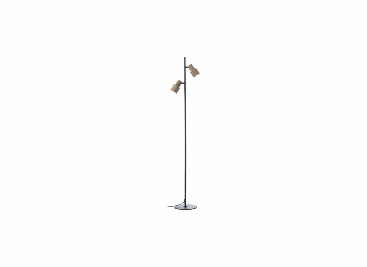 Brilliant Staande lamp Cadiz GU10 H140cm - aluminium - zwart & brons- Andere Vloerlampen