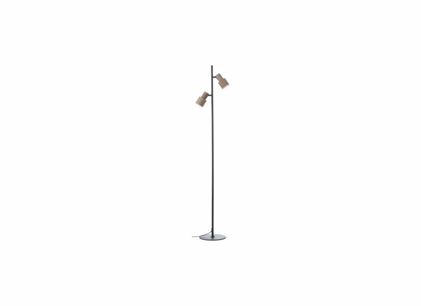 Brilliant Staande lamp Cadiz GU10 H140cm - aluminium - zwart & brons- Andere Vloerlampen