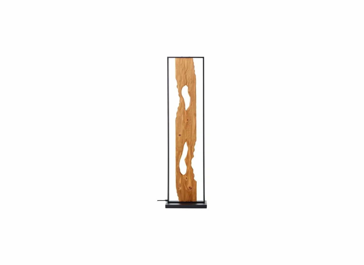 Brilliant Staande lamp Chaumont LED H120cm - hout massief - bruin- Andere Vloerlampen