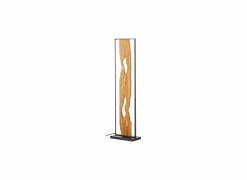 Brilliant Staande lamp Chaumont LED H120cm - hout massief - bruin- Andere Vloerlampen