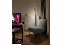 Andere Vloerlampen|Staande lamp Keli H150cm E27 - beton & ijzer - zwart