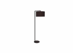 Andere Vloerlampen|Staande lamp Manuel H160cm E27 - metaal & kunststof - zwart