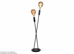 Andere Vloerlampen|Staande lamp Mojo  H130cm E27 - metaal - zwart