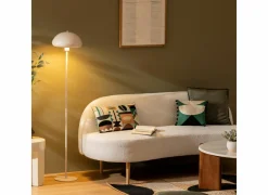 Andere Vloerlampen|Staande lamp Savio H140cm E27 - staal - wit