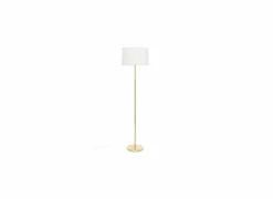 Staande lamp Tina H150cm E27 - metaal & bouclé - goud- Andere Vloerlampen