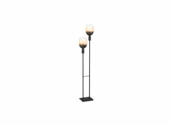 Andere Vloerlampen|Staande lamp Valdemoro LED H110,5cm E27 - staal - zwart