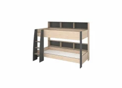 Stapelbed Leo 90x200cm - decor - beige met bodems- Stapelbedden|Stapelbedden