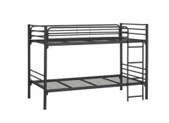 Stapelbedden|Stapelbedden|Stapelbed Us 90x200cm - metaal - zwart