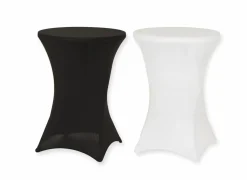 Statafelhoes Spandex Ø80cm - stof - zwart- Bescherming|Tafellakens