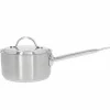 Demeyere Steelpannen|Steelpan met deksel Resto 3 Ø16cm 1,5L - roestvrij staal