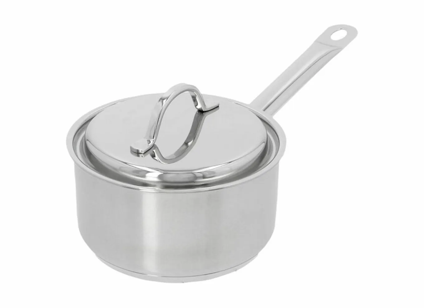 Demeyere Steelpannen|Steelpan met deksel Resto 3 Ø16cm 1,5L - roestvrij staal