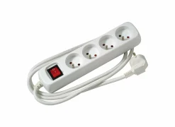 Stekkerdoos met schakelaar, 4-voudig- Stekkerdozen|Energie Besparen