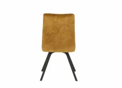 Stoel Adore 46x60x87cm - stof - goud- Eetkamerstoelen