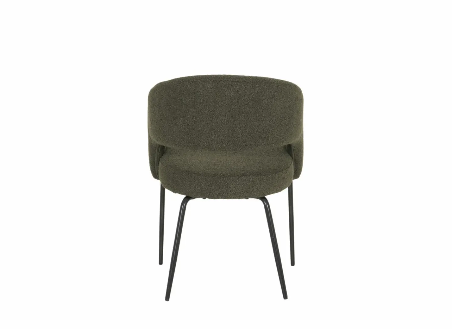 Stoel Agis 56x55x82cm - stof - groen- Bezoekersstoel|Eetkamerstoelen