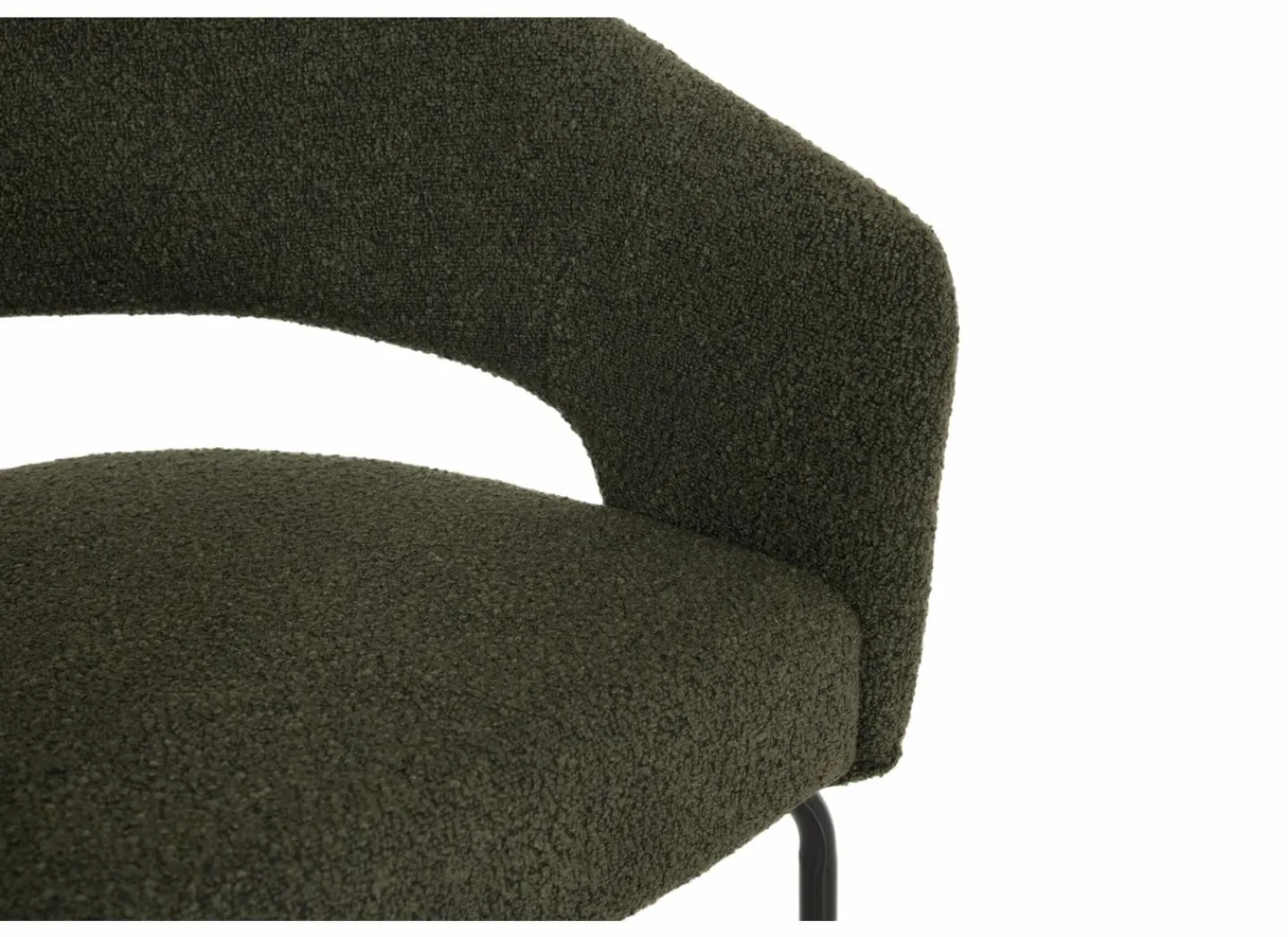 Stoel Agis 56x55x82cm - stof - groen- Bezoekersstoel|Eetkamerstoelen