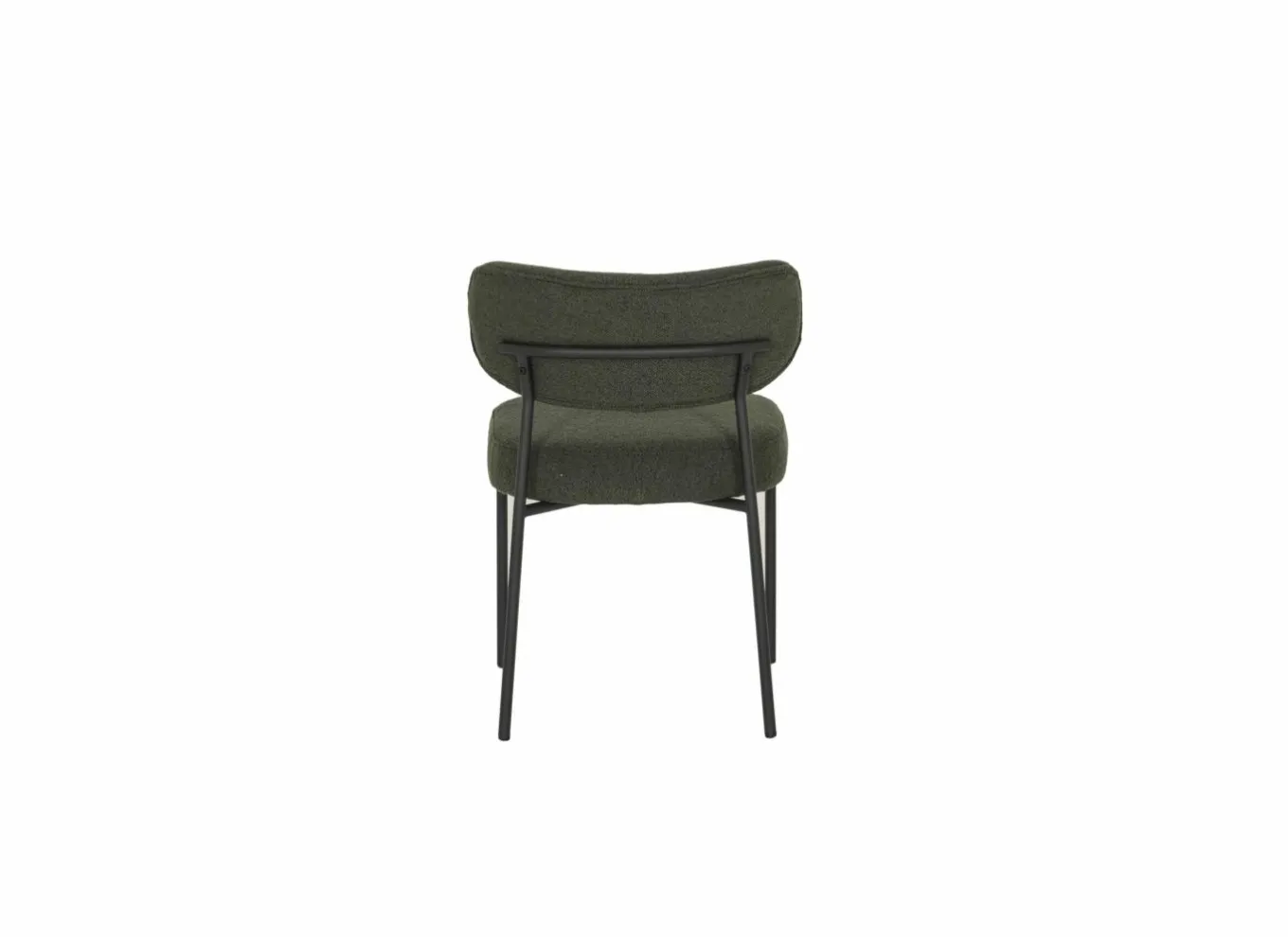 Eetkamerstoelen|Stoel Alien 43x43x66cm - stof - groen