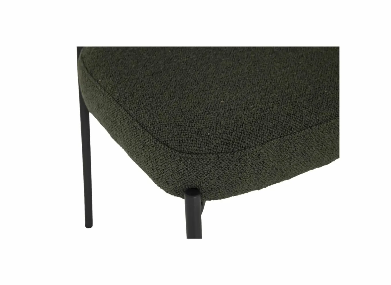 Eetkamerstoelen|Stoel Alien 43x43x66cm - stof - groen