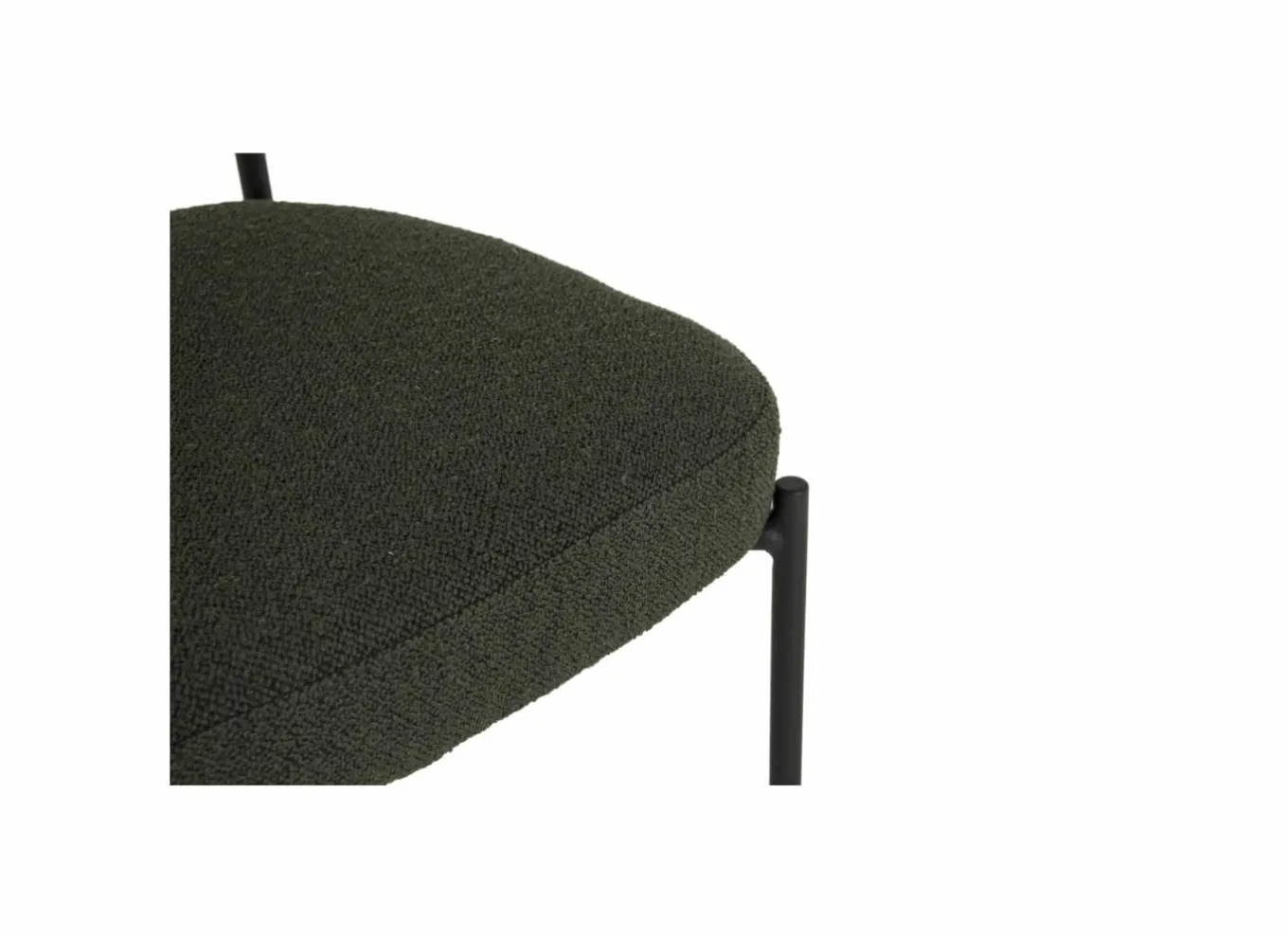 Eetkamerstoelen|Stoel Alien 43x43x66cm - stof - groen