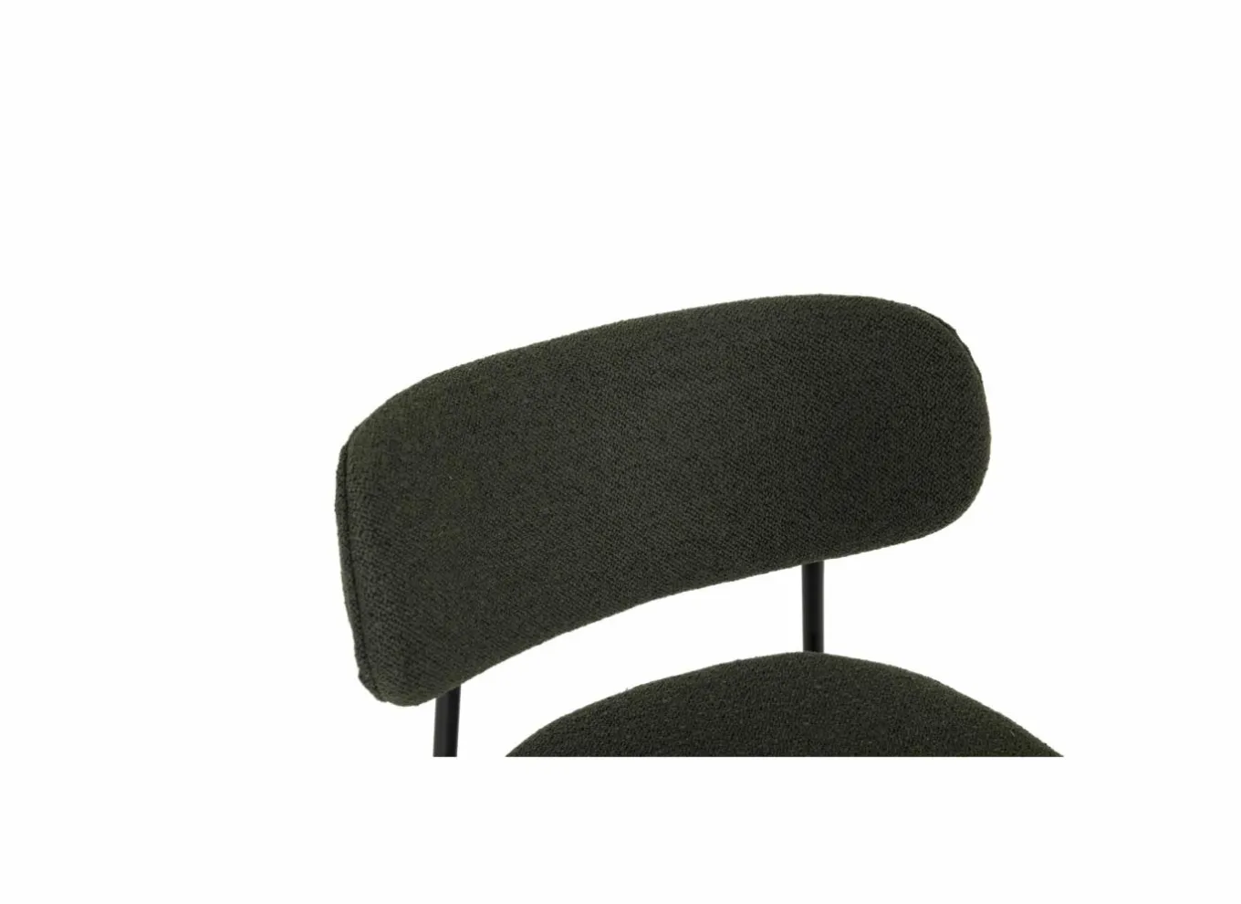 Eetkamerstoelen|Stoel Alien 43x43x66cm - stof - groen