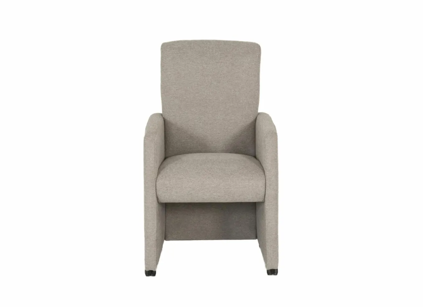 Eetkamerstoelen|Stoel Aragon 60x70x100cm - stof - greige