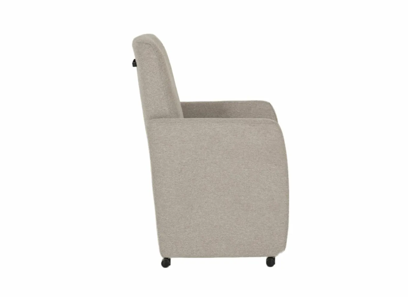 Eetkamerstoelen|Stoel Aragon 60x70x100cm - stof - greige